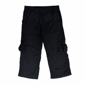 Lululemon Pants Womens XL Black Dance Studio Relaxed Fit Mid Rise Cargo W5GILS